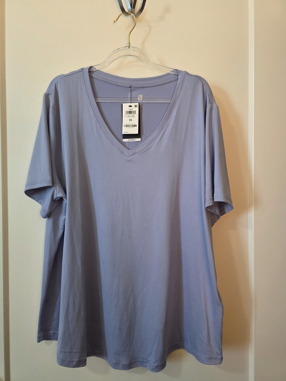 Ideology T-Shirt - Light Blue 1X Lavender